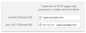 Chrome Not Secure Warning