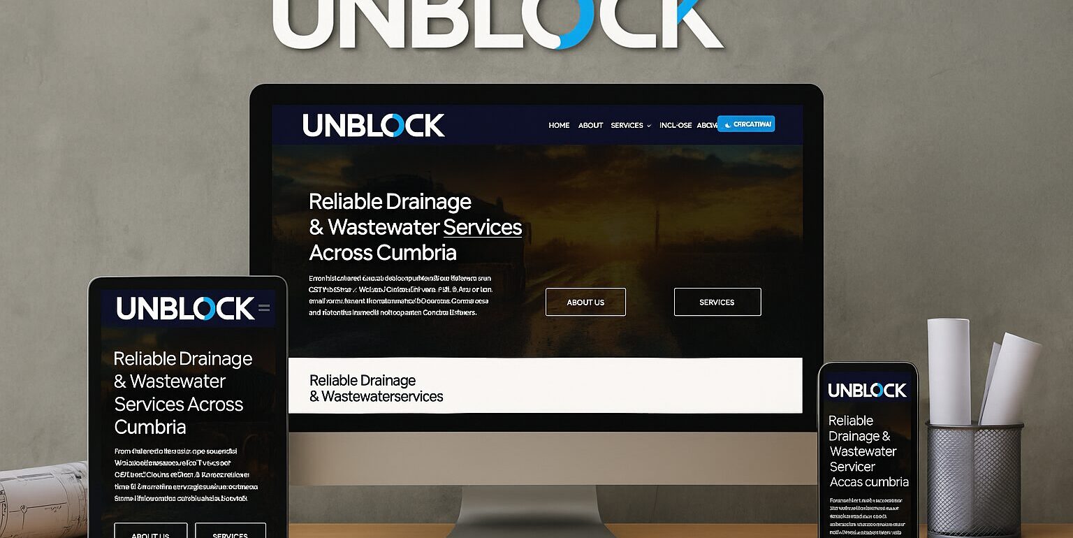Unblock Cumbria website design