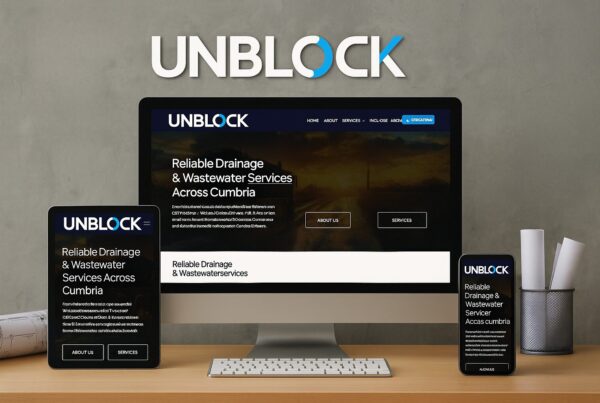 Unblock Cumbria website design